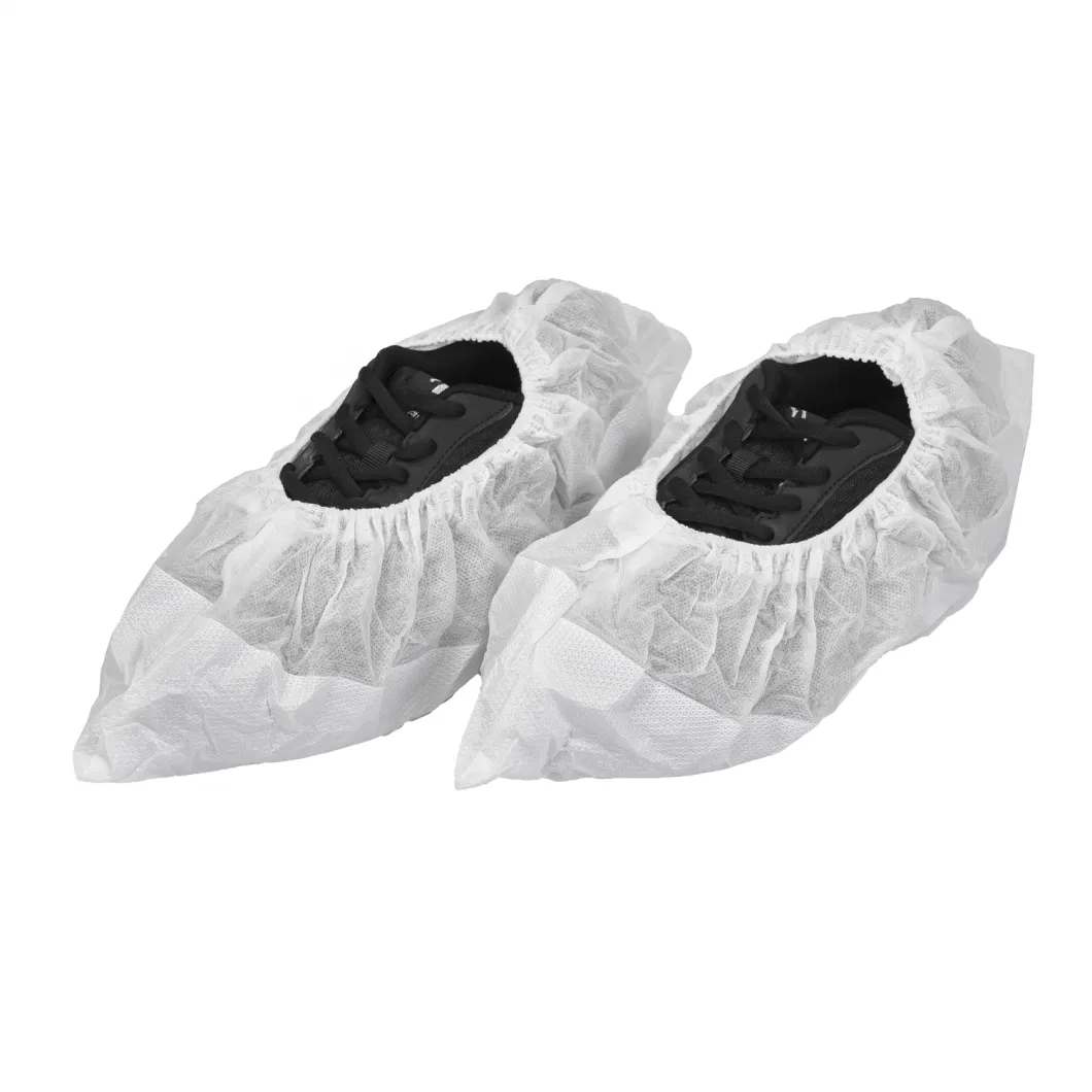 High Quality PP+CPE Coated Waterproof Nonwoven Shoe Cover